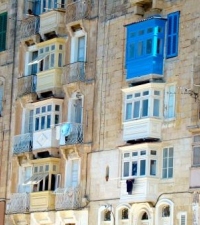 Building façade in Malta